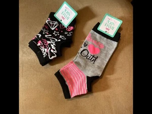 Justice NWT dance socks 2 pairs S/M & M/L - Picture 1 of 2
