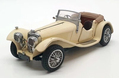 Franklin Mint 1/24 Scale D1B4215 - 1938 Jaguar SS 100 - Ivory - Image 1 of 4