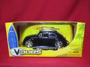 1959 Volkswagen Beetle Black VW V-Dubs Jada Toys 1/24 Scale Diecast Car - Picture 1 of 3