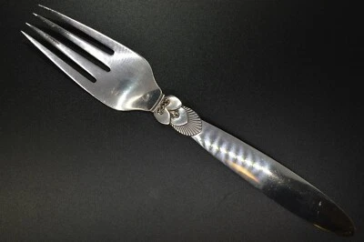 Tenedor de almuerzo/cena Georg Jensen Cactus de plata esterlina - 7 1/4"-58 g-sin mono Foto 1 de 4