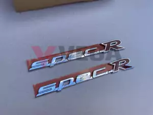 "Spec R" Chrome Side Badge Set to suit Nissan Silvia S15 78896-91F01 - Picture 1 of 2