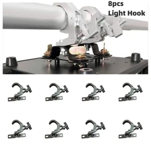 8pc/ Lighting Clamps 150kg Load DJ Event Foldable Stage Light Hook Truss Clamp - Zdjęcie 1 z 4