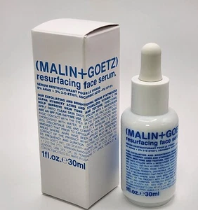 MALIN+GOETZ Resurfacing Face Serum Anti-Aging 1oz/30ml Full Size $70 MSRP - Picture 1 of 3