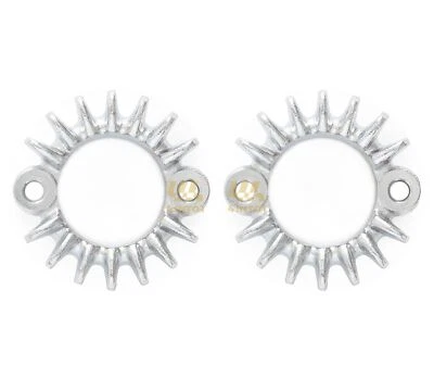 Brida de escape cromada - Juego de 2 - 18231-333-010 - Honda CA175 CB175 CL175 Foto 1 de 2