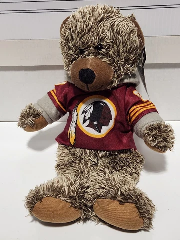 2014 Good Stuff Official NFL Redskins Plush Teddy Bear Wearing Hoodie Cover