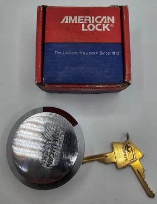 American Lock A2010KA Padlock Keyed Alike Hidden Shackle Round Steel Body - Image 1 of 4
