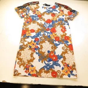 T-SHIRT NUOVA ADIDAS HER STUDIO LONDON FIORI FLOREALI ABITO DONNA 2XS - Foto 1 di 5