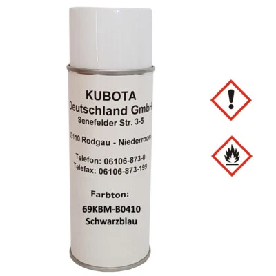 MATAFLUX Kubota Black Lackspray Farbspray Sprühdose 400ml 70-51 ⬛ schnelltrocknend