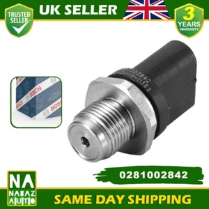 FUEL RAIL HIGH PRESSURE SENSOR FOR MERCEDES W639 906 ML E-CLASS W211 2.2 3.2 2.7 - Picture 1 of 5