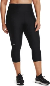 Under Armour Women's X-Small HeatGear High Waisted Pocketed No-Slip Capri - Picture 1 of 4