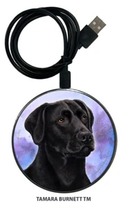 Zoomies Phone and Device Charger - Black American Labrador Retriever - Picture 1 of 1