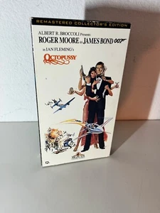 Octopussy James Bond 007 VHS Video Tape 1983 Roger Moore MGM - Picture 1 of 6