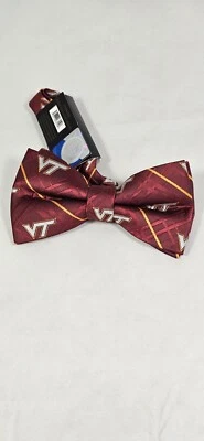 Мужской шелковый галстук Virginia Tech Hokies University College E. Wings красный галстук-бабочка - Изображение 1 из 4