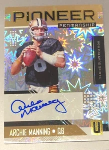 2018 Panini Unparalleled Archie Manning Pioneer Penmanship #/20 - Picture 1 of 1