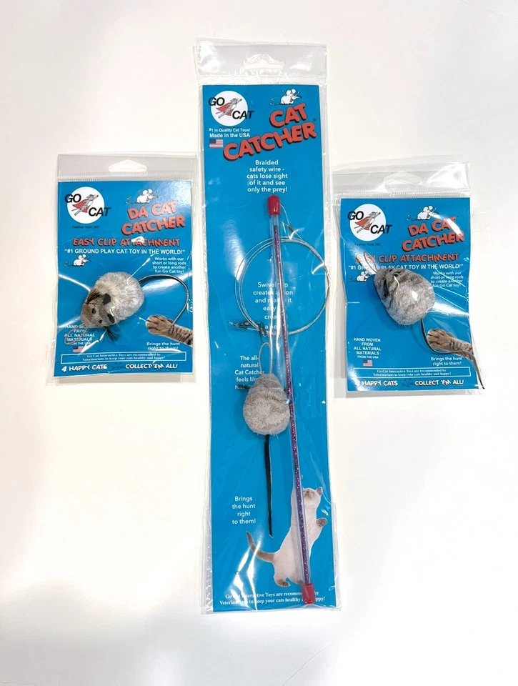 Go Cat Teaser Cat Catcher Wand Cat Toy