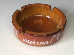 CENICERO DE COLECCIÓN SILJA LINE CRUCERO FERRY FINLANDIA A FINLANDIA HECHO EN FRANCIA  - Imagen 1 de 8