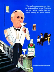 TANQUERAY GIN AD #15 RARE 1994 OUT OF PRINT VINTAGE MR. JENKINS - Picture 1 of 3