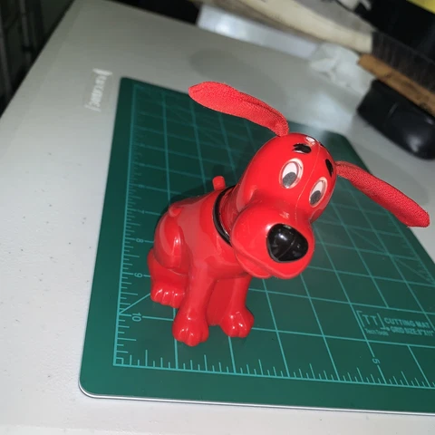 2003 Clifford The Big Red Dog Scholastic "Head Shaking" 4" Works Great Cover