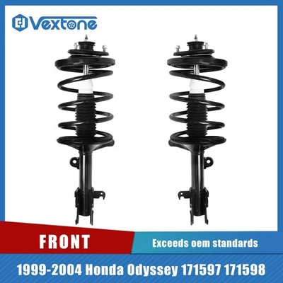 Pair Front Strut Assy for Honda Odyssey 1999 2000 2001 2002 2003 2004 left right Foto 1 de 4