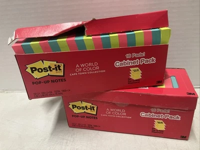 (2X) 3m R33018CTCP Pop-up 3 X 3 Note Refill, Cape Town, 100 Sheets, 18 Pads/pack - Image 1 of 3