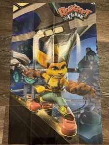 POSTER MANUAL ONLY Ratchet & Clank PS2 Video Game Poster PlayStation - Picture 1 of 6