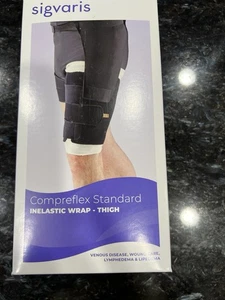 Sigvaris Compreflex Standard Thigh Wrap Beige L Regular 20-50 mmHg Compression - Picture 1 of 5