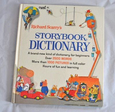 Richard Scarry's Storybook Dictionary 1966 Over 2500 Words More than 1000 Pic. - Image 1 of 4