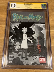 Rick and Morty #38, Scorpion Comics Sketch, CGC 9.6 SS, signed Ellerby (WD #1) - Bild 1 von 4