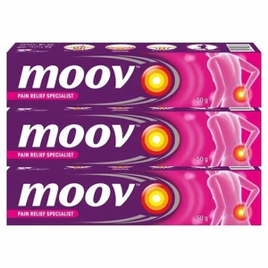 Moov Fast Schmerzlinderungscreme mit Nilgiri Öl 50g (3er Pack) Ayurvedische Salbe. - Bild 1 von 7