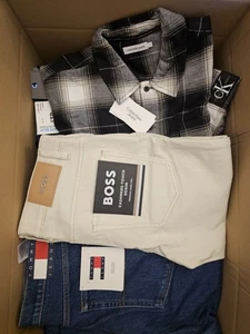 25 x Restos Marcas Ropa Premium Boss Calvin Klein Tommy Barbour Conver - Imagen 1 de 18