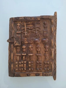 Sculpture African Wood Dogon Mali Door Wall Antique Wooden Carved - Photo 1 sur 9