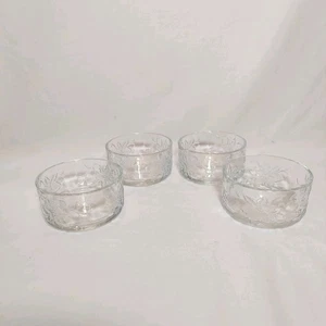4 Princess House 5262 Fantasia Crystal Bowl Ramekin No Lids - Picture 1 of 4