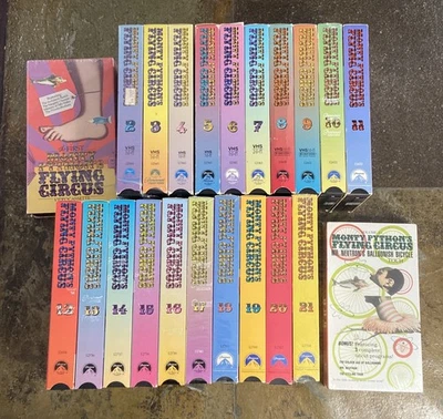 Monty Python's Flying Circus Seasons 1-4 Volume 1-21 VHS + Bonus V. 22 Some New - Image 1 of 2