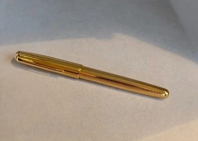 Parker сонет каскад золотой тон перьевая ручка 18k nib Франция непроверенный - Изображение 1 из 4