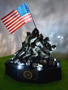 Bradford Exchange, 75th Anniversary Iwo Jima Cold-Cast Bronze Tribute Sculpture - Bild 1 von 16