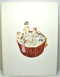 Vintage Alaskan Barbara Lavallee Kunstdruck Whirlpool Akt signiert Limited Edition - Bild 1 von 7