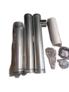 Dinak Dinagas 150ext/100int Smoke Floor Kit - Stainless Steel - Picture 1 of 2