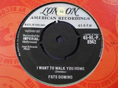 FATS DOMINO-I WANT TO WALK YOU HOME-LONDON Foto 1 de 2