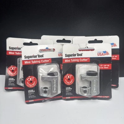 Lot Of 5 Mini Pipe Tubing Cutter 1/8" to 5/8" OD Copper Brass Aluminum Cutting - Image 1 of 3