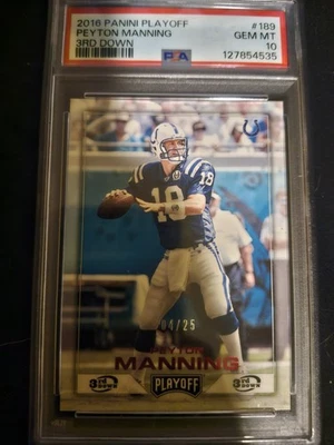 Panini Playoff 2016 #189ρευτον Manninggem MT3RD DOWN Foto 1 de 2