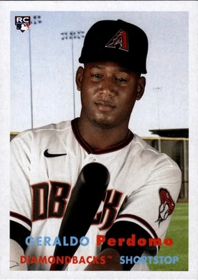2021 Topps Archives #51 Geraldo Perdomo Arizona Diamondbacks Rookie - Image 1 of 2