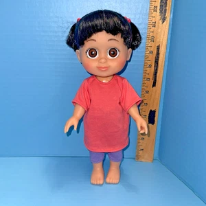 Monsters Inc Babblin' Boo Talking 12" Doll Pink Shirt Disney Pixar 2001 Working - Picture 1 of 8
