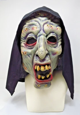 Paper Magic Group Halloween Zombie Reapers Scary Mask Scar-Sores 2003 Hooded - Image 1 of 4