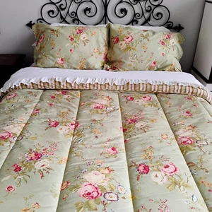 Ralph Lauren Chaps Comforter Shams Skirt Sheets Full Size 8 piece set - Picture 1 of 10