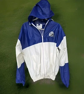 Dallas Cowboys RainMate L Full Zip Windbreaker Regenmantel blau weiß 1993 EUC NFL - Bild 1 von 16