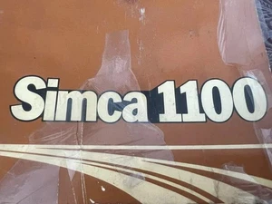SIMCA 1100 Manual De Uso Y Mantenimiento Italiano ORIGINAL Vintage - Imagen 1 de 8