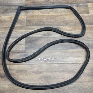 88-91 Civic 4Dr Left Rear Weatherstrip Gasket Rubber Around Door Seal OEM - Picture 1 of 4