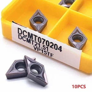 DCMT070204 Grade VP15TF DCMT21.51 Carbide Inserts (10pcs) - Picture 1 of 1