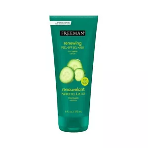 FREEMAN Renewing Cucumber Peel-Off Gel Facial Mask Refreshes Skin, 6 oz - Picture 1 of 9