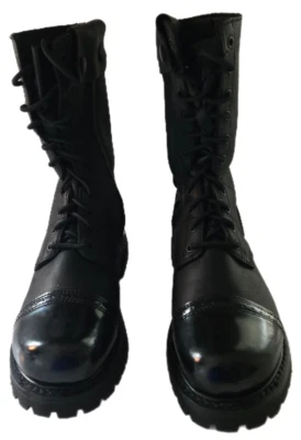 Bota táctica paracaidista Bates para hombre 11 pulgadas con cremallera lateral, negra, talla 8 ancha/grande Foto 1 de 4